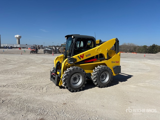 2022 Wacker Neuson SW32 Two-Speed High Flow Skid Steer Loader (Unused)