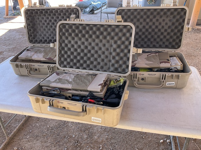 (3) Iris Technology Spaces II Solar Portable Communications Energy Systems