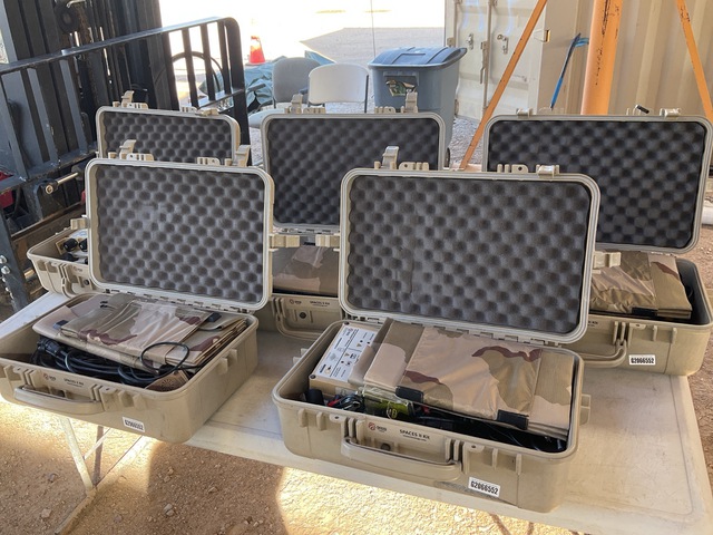 (5) Iris Technology Spaces II Solar Portable Communications Energy Systems