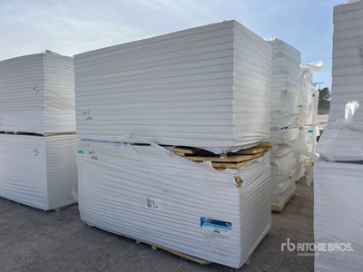 Quantity of (6) Pallets of 96 in x 48 in Polyiso Insulation Boards