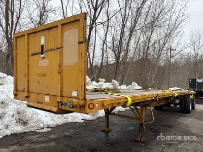 1999 Great Dane MWS-245 45 ft T/A Spread Axle Przyczepa płaska