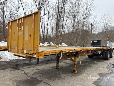 1998 Great Dane GPMS245 45 ft T/A Spread Axle Przyczepa płaska