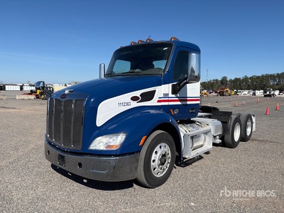2017 Peterbilt 579 6x4 T/A Day Cab Truck Tractor