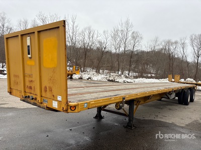 1996 Great Dane FS2CHAE 45 ft T/A Spread Axle Przyczepa płaska