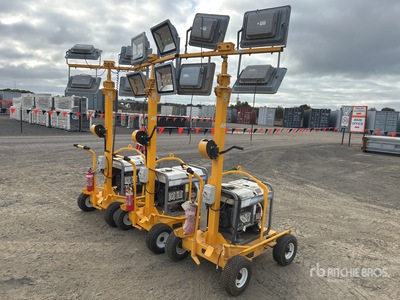 Quantity of (3) AD3000 2.8 kW Light Tower