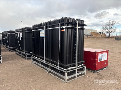 Quantity of 10 ft x 7 ft Powder Coated Fencing