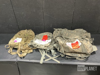 (8) Field Packs, (9) Assault Packs & Assorted Items