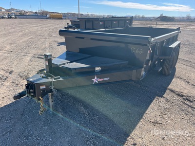 2026 Iron Star IDL771207S20BP    12 ft T/A Dump Utility Trailer