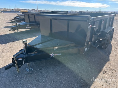 2026 Iron Star IDL771207S32BP    12 ft T/A Dump Utility Trailer