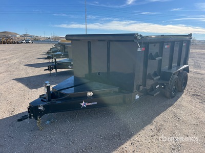 2026 Iron Star IDL771207S44BP    12 ft T/A Dump Utility Trailer