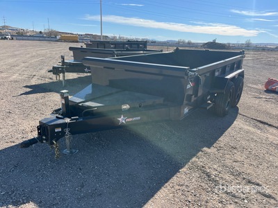 2026 Iron Star IDL771210S20BP    12 ft T/A Dump Utility Trailer