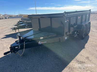 2026 Iron Star IDL771210S32BP  12 ft T/A Dump Utility Trailer