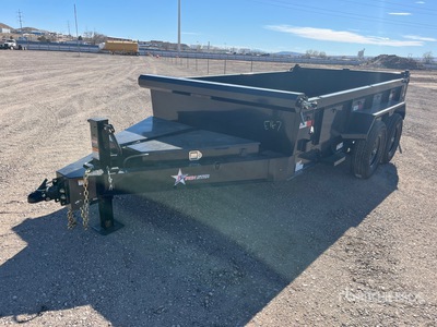 2026 Iron Star IDL771214S20BP    12 ft T/A Dump Utility Trailer