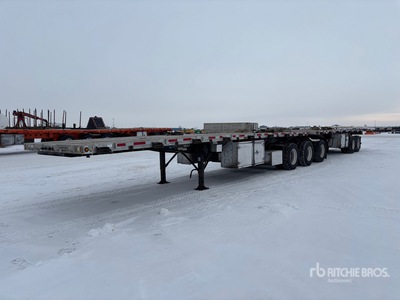 2014 Lode King PFJ28-2P 32 ft Super B-Train Lead Przyczepa płaska
