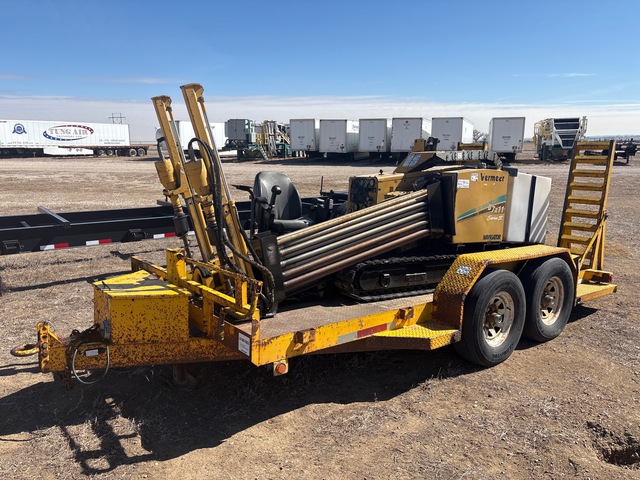2006 Vermeer D7X11 Series II Directional Drill w/2004 Load Trail Trailer 2006 Vermeer D7X11 Series II Directional Drill w/2004 Load Trail Trailer