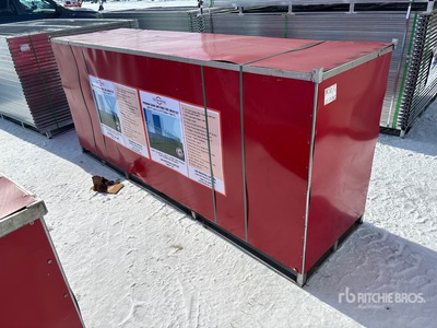 Quantity of 2026 Can Industrial 500 ft Chain Link Clôture (Unused)