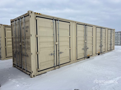 2025 40 ft High Cube Multi-Door Storage Container