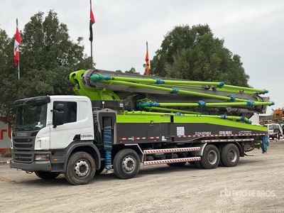 2020 Zoomlion 56X-6RZ - ZLJ5441THBSE 56 m on 2019 Scania P420 8x4 Twin-Steer Betonpumpenwagen