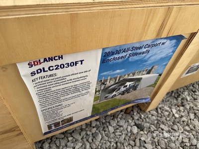 2025 SDLANCH SDLC2030FT High-End Carport (Unused)