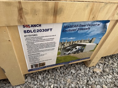 2025 SDLANCH SDLC2030FT High-End Carport (Unused)