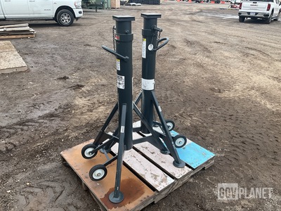 Pair of John Beam Vehicle Support Stands