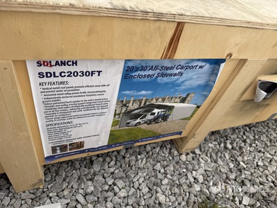 2025 SDLANCH SDLC2030FT High-End Carport (Unused)