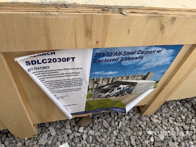 2025 SDLANCH SDLC2030FT High-End Carport (Unused)