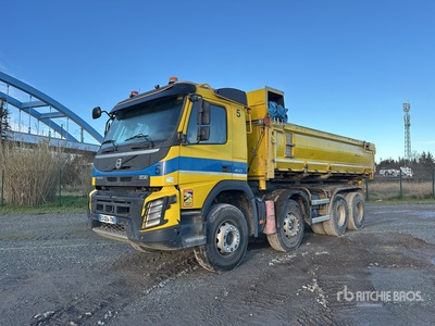 2016 Volvo FMX460 8x4 Camion Bi-Benne Camion à benne basculante Tri/E