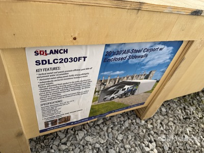2025 SDLANCH SDLC2030FT High-End Carport (Unused)