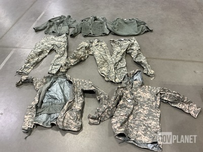 (2) Cold Weather Parkas, (14) Pairs of Wet Weather Trousers & Assorted Items