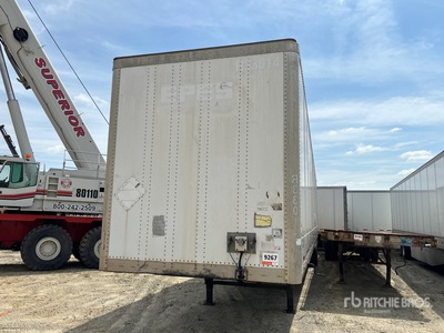 2013 Wabash DVCVHPC 53 ft x 102 in T/A Van Trailer