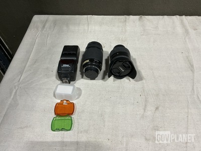 (15) Flashes, (13) Lenses & Assorted Items