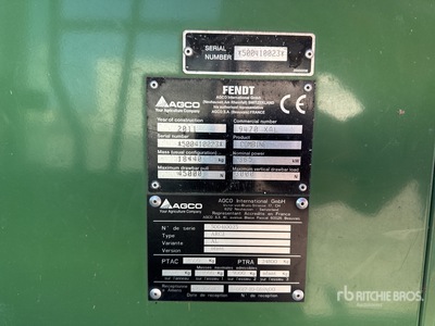 2011 Fendt 9470 Moissonneuse Batteuse Cosechadora
