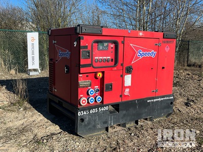 2015 Pramac GRW22 19.8 kVA Skid-Mounted Generatore (Inoperable)