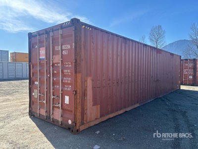 40 ft High Cube Contenedor de almacenamiento