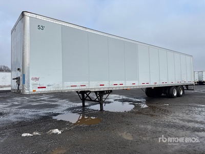 2013 Wabash 53 ft x 102 in T/A Van Trailer