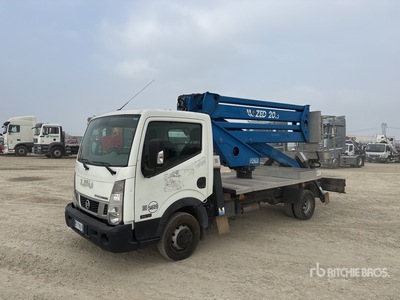 2015 Sequani ZED 20.2 Easy 20 m on 2015 Nissan Cabstar Cabstar 35.12 Bucket Truck