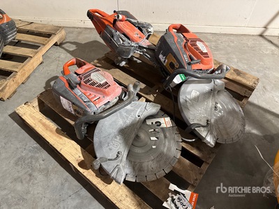 Quantity of (3) Husqvarna K970 Concrete Saw