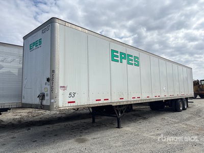 2013 Wabash DVCVHPC 53 ft x 102 in T/A Van Trailer