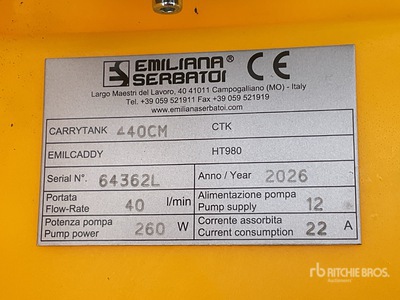 2026 Emiliana Serbatoi EU-TANK 440 440 L Skid Mounted Poly Fuel Tank (Unused)