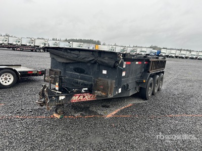 2020 Maxey 83 16 ft Tri/A Dump Utility Trailer