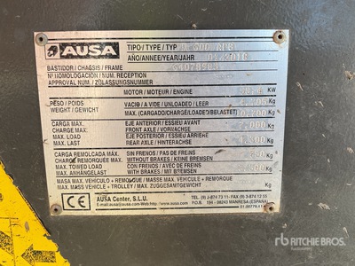 2018 Ausa D600APG 6 ton 4x4 Swivel Dumper