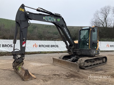 2019 Volvo ECR88D حفارة بجنزير