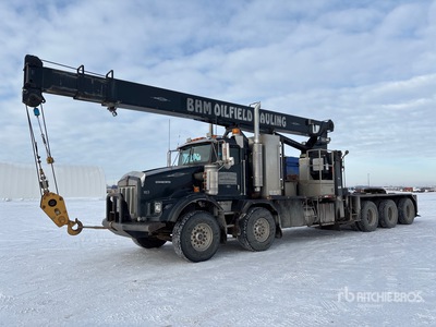 Manitex 3071C 30 ton Straight Boom on 2005 Kenworth T800B 10x6 Twin-Steer Boom Truck