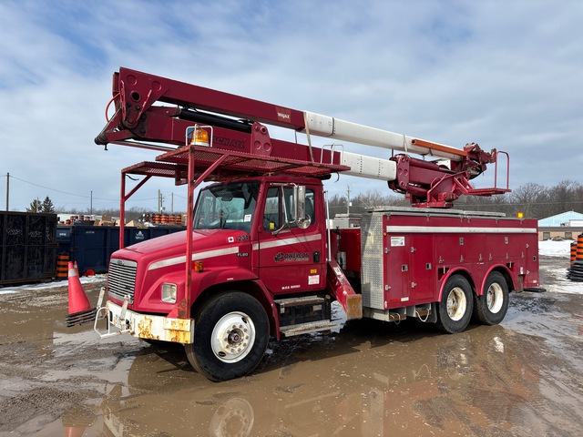 1996 Reachall AP055MH 55 ft on 1997 Freightliner FL80 6x4 Bucket Truck