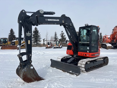 2018 Eurocomach ES90UR4 Pelle Hydraulique sur Chenilles