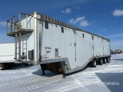 2017 Manac 53 ft x 102 in Quad/A Drop Frame Open-Top Chip Trailer