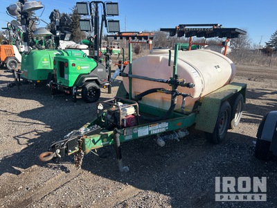 2016 Wylie EXP500LSG 500 gal T/A Water Tank Trailer (Inoperable)