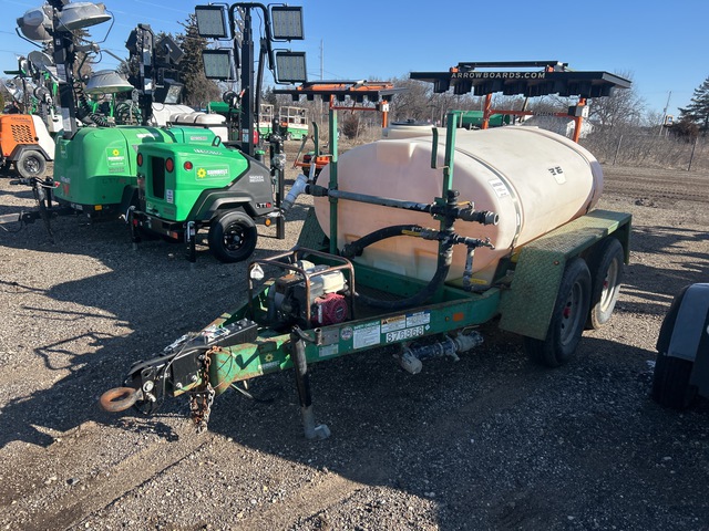 2016 Wylie EXP500LSG 500 gal T/A Water Tank Trailer (Inoperable)