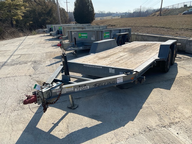 2015 Felling FT-10IT-I-G 18 ft T/A Tilt Deck Trailer